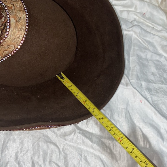 RARE unique  vintage Jack Mconnell Feather High Fashion Hat main image 9